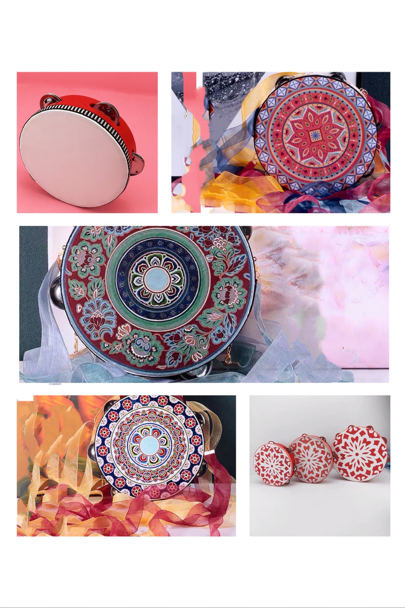 La Esmeralda Tambourine Ballet Dance Accessories (20cm) UniqueBallet