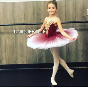 Cost-Effective Pull On Wine Red Paquita Classic Ballet TuTu Costume