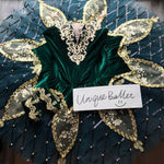 Pullover Professional Green Black La Esmeralda Classical Ballet TuTu Costume
