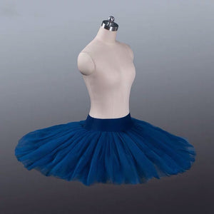 Professional Dark Blue Ballet Rehearsal TuTu Skirt Practice Tutu