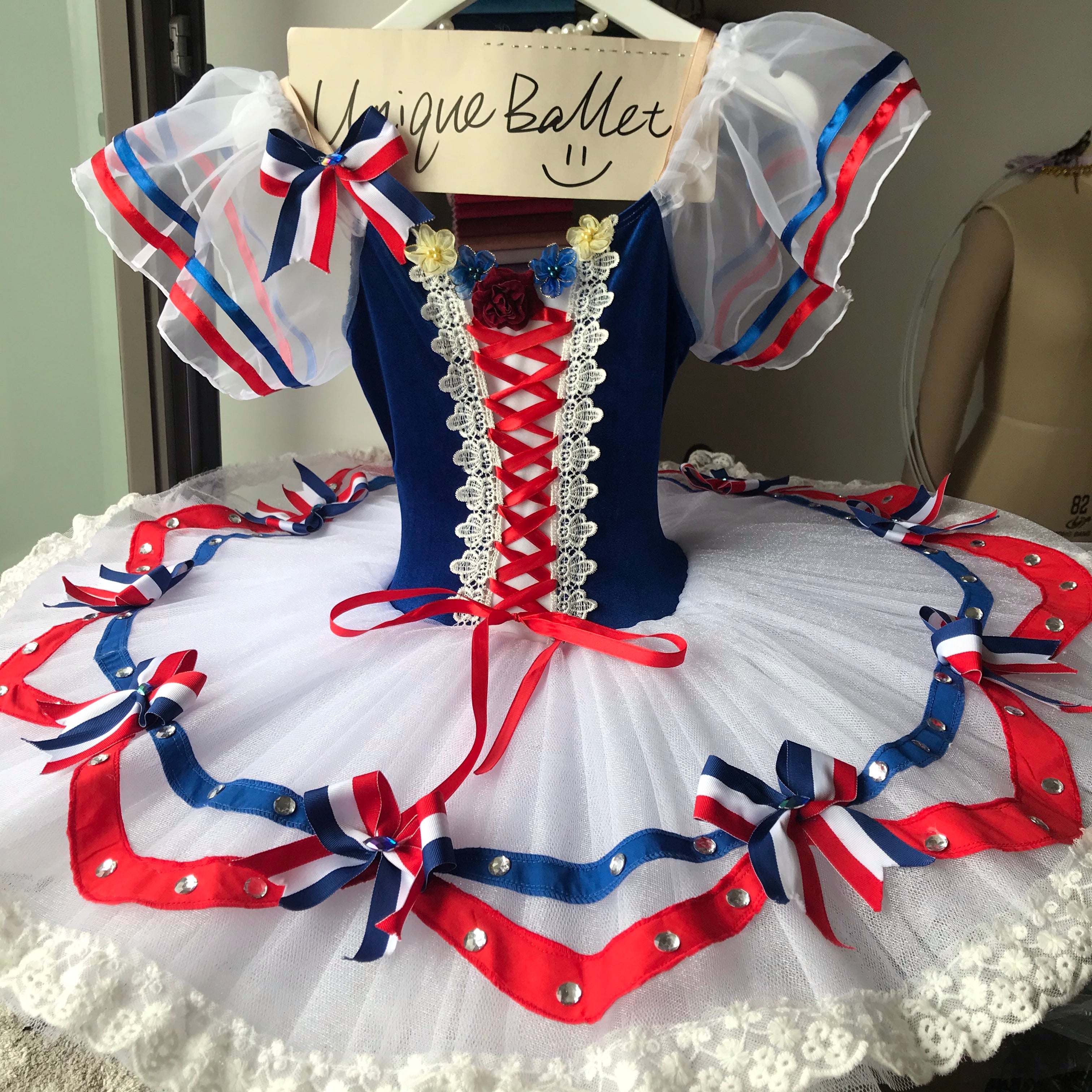 Pullover Classical Ballet TuTu Stage Costume For The Flames of Paris 2 ...