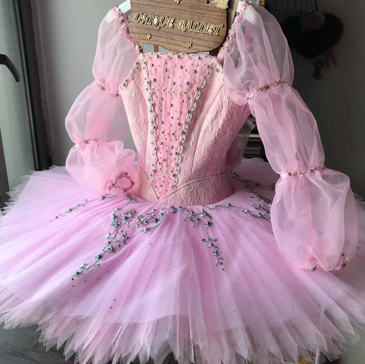 bånd Pligt Ampere High Quality Professional Pink Fairy Doll Long Sleeves Classical Balle –  UniqueBallet