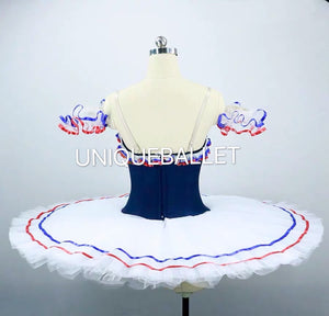 Professional The Flames of Paris Classical Ballet TuTu Costume With Hooks YAGP Stage Costume