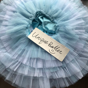 Professional Pullover Style Alice Wonderland Light Blue Snow Queen Ice Queen Classic Ballet TuTu Costume Stage Tutu