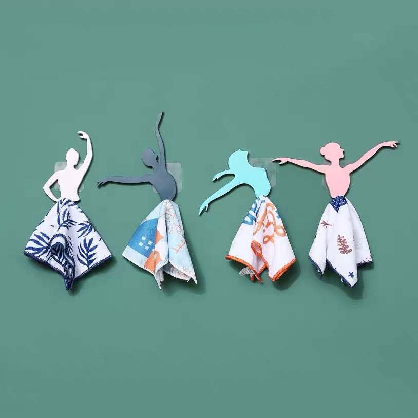 Ballet Studio Decoration Ballet Towel Hooks Clothes Hooks Ballerina Gift Ballet Lovers