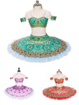 Professional 2 Pieces Odalisque Le Corsaire Classic Ballet TuTu Costume Stage Platter Tutu YAGP Dancewear