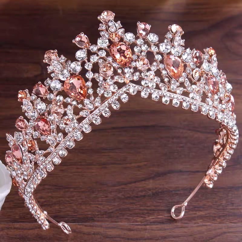Pink Aurora Sugar Plum Fairy Ballet Tiara Head Piece Crown