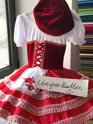 Professional Ballet TuTu Costume For Little Red Ridding Hood In Sleeping Beauty