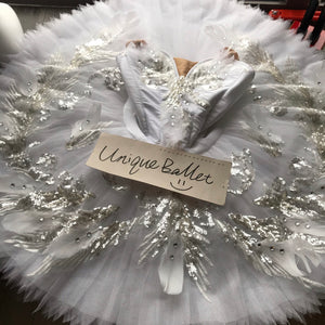 Professional Swan Lake Odette Classic Ballet Costume White Swan Dying Swan Одета Ballet Tutu Dress Stage Costume
