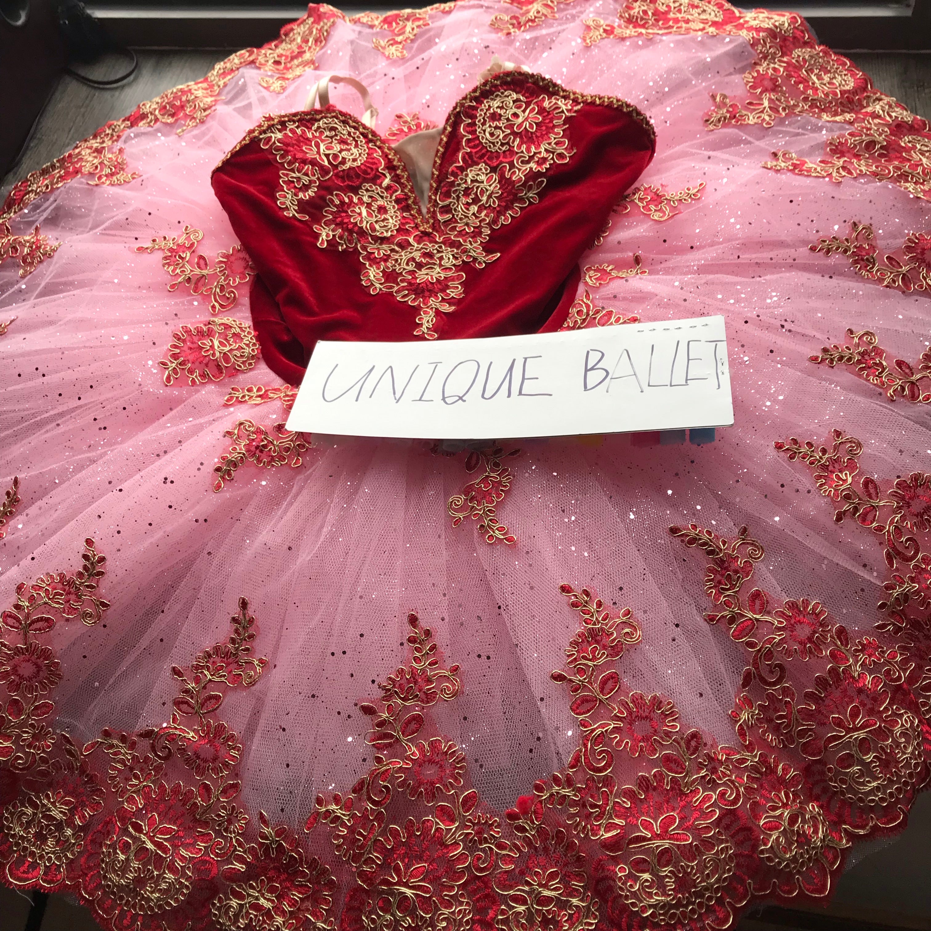 Cost-Effective Red Paquita Classic Ballet TuTu Costume