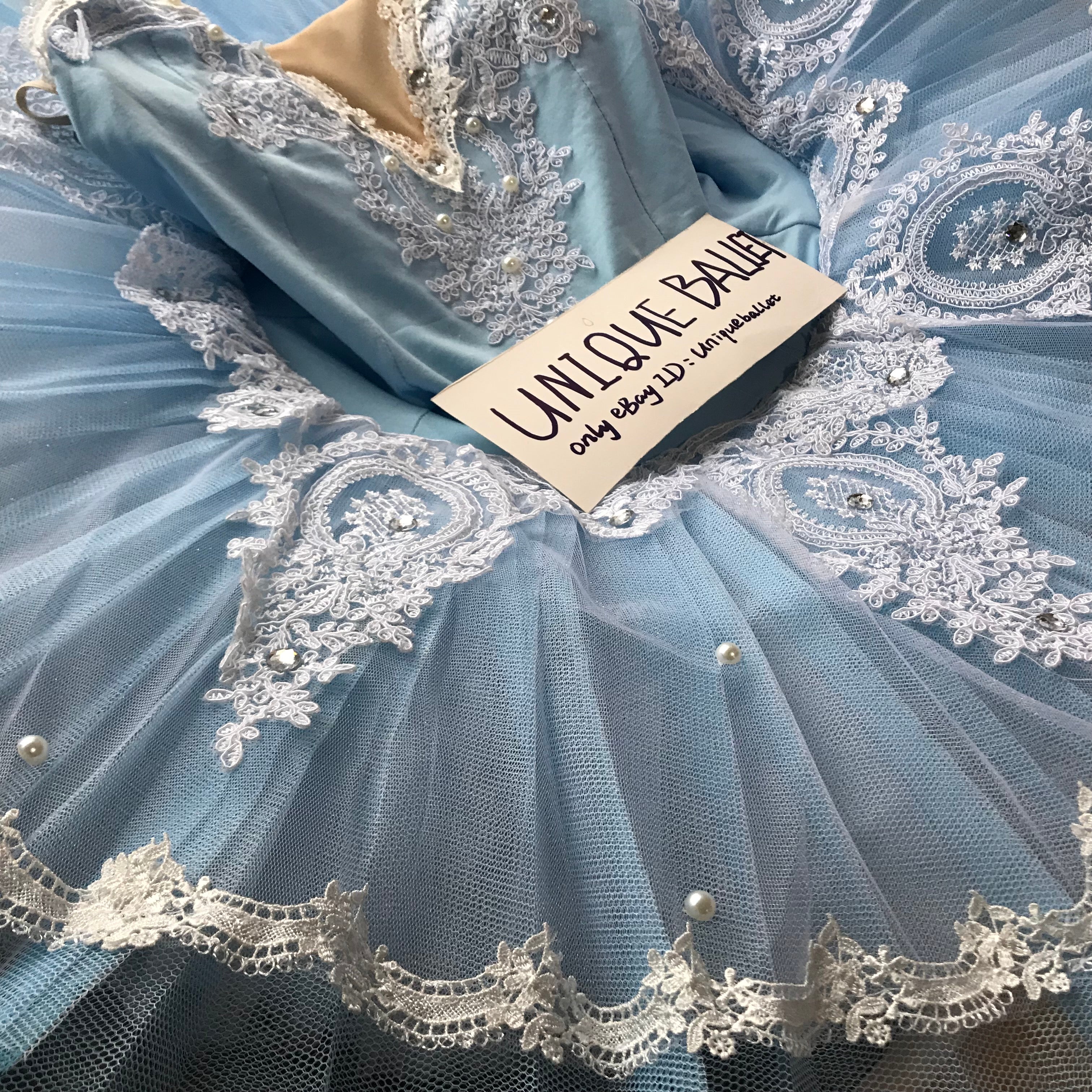 Nutcracker Ice Queen Snowflakes Classic Ballet TuTu Costume (Unprofessional)-5CLGTBLUSNW