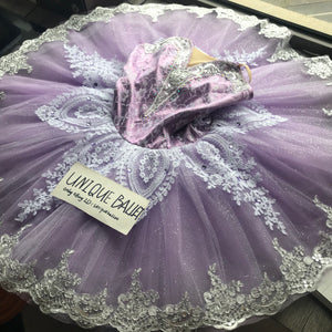 Professional Sleeping Beauty Lilac Fairy Classic Ballet TuTu Costume With Hooks