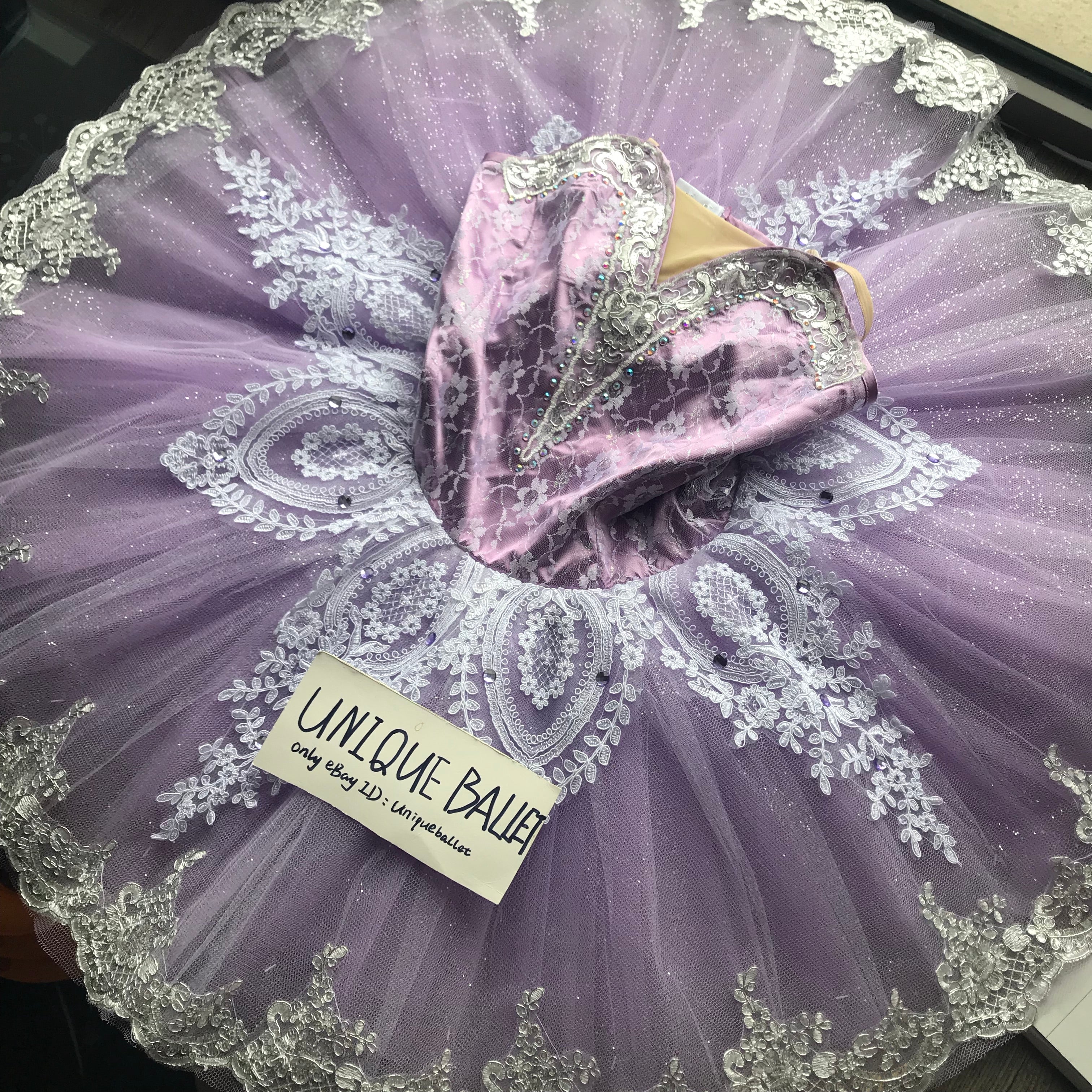 Professional Sleeping Beauty Lilac Fairy Classic Ballet TuTu Costume With Hooks